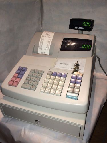 Sharp cash register xe-a202 works great in good condition/manual included for sale