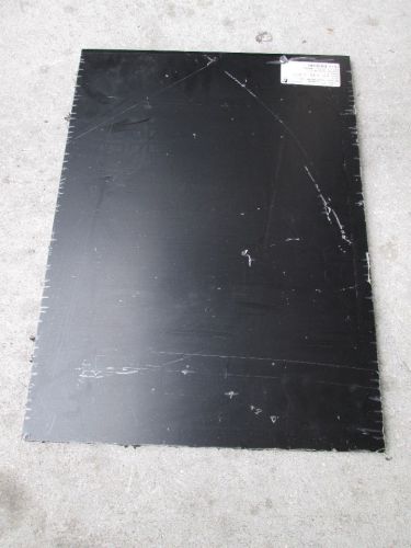 Polypropylene Impact Copolymer Black Plastic Sheet 1/2&#034; x 18&#034; x 24&#034; N00M-00 UHMW