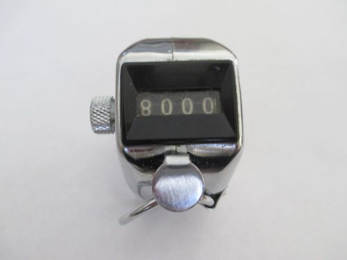 Vintage Micronta Hand Held  Tally Counter 4 Digits Golf  People Events Clicker