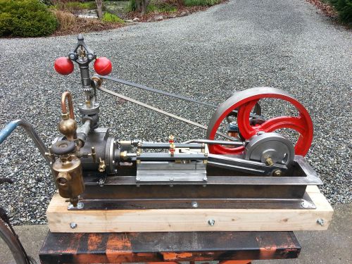 Live steam mill engine flyball governor tractor hit miss boiler off grid brass for sale