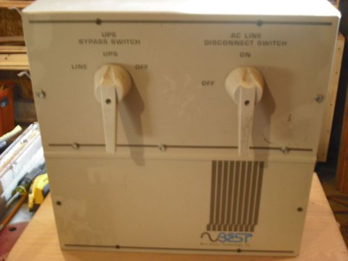 BEST Generator Tranfer Switch 100 Amp 120/240 VAC Model BYE100-MMB-1
