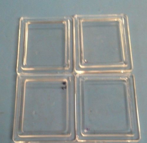 Wheaton 900200 Rectangular Staining Glass Cover Only 4&#034; x 3&#034; Lot of 4