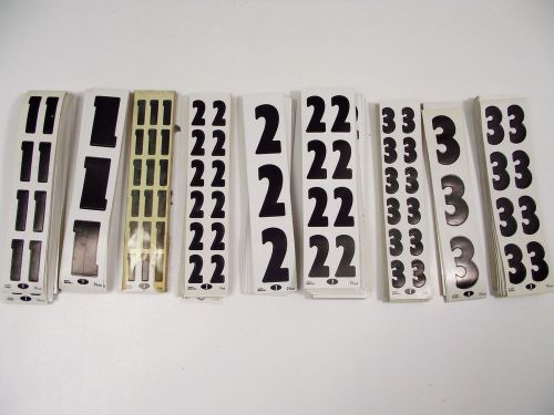 VTG RUSSELL S. MILLER Die Cut Zip-Price Labels Number Stickers 1800+ Sheets