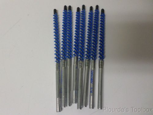 Lot of (8) New Goodway 1/4&#034; Nylon Bristle Cleaning Brushes, GTC-211-1/4