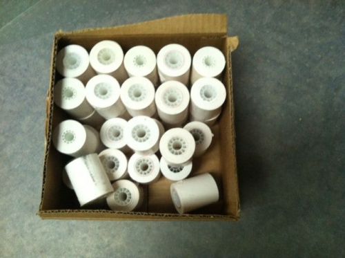2 1/4 in. x 80&#039; Thermal Paper 34 Rolls ZT2080 - credit card processing machine