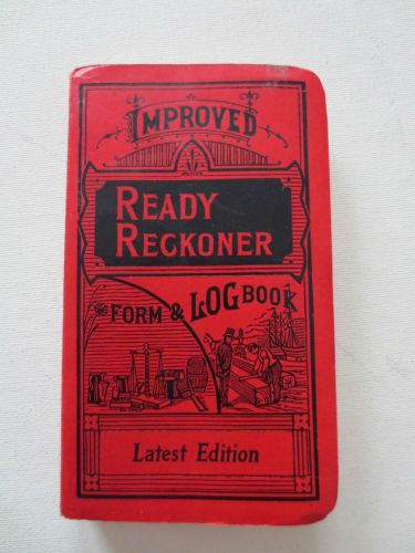 Ready Reckoner Form and Log Book 1955 Edition