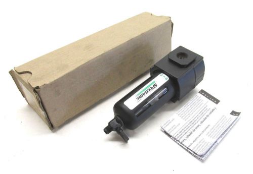 New! speedaire 3/8&#034; npt 150 psi compressed air line filter - #4zl40 for sale
