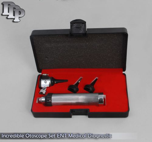 New Incredible Otoscope Set ENT Medical Diagnostic Surgical Instruments+ 2 BULB