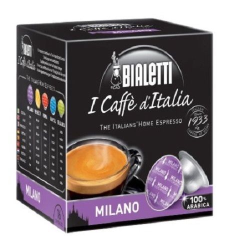 Bialetti 16819 Milano Caffe D&#039;Italia Espresso, 16 Capsules