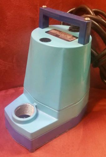 Little Giant Submersible UTILITY SUMP Pump Model 5 MSP-18 115V WATER WIZARD