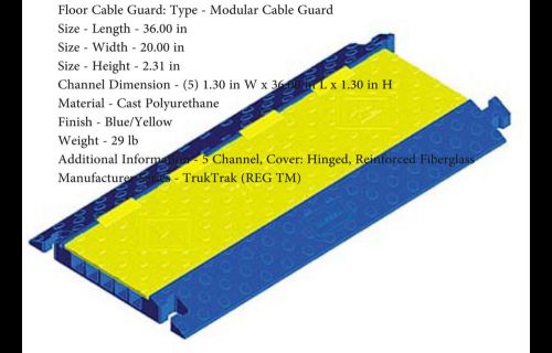 TrukTrak 5 Channel Cable Protection System HBLTT5A