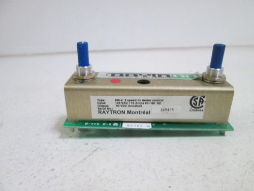 RAYTRON 2 SPEED DC MOTOR CONTROL 168-4 *NEW OUT OF BOX*