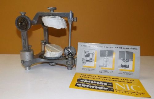 Hanau Dental Articulator, model H, patent 1926,1941, steampunk, dentist,teeth