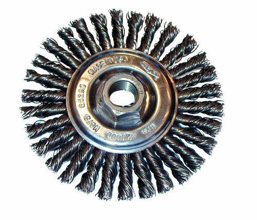 Osborn 26369 high speed small grinder stringer bead wheel 4 inch brush, steel b for sale