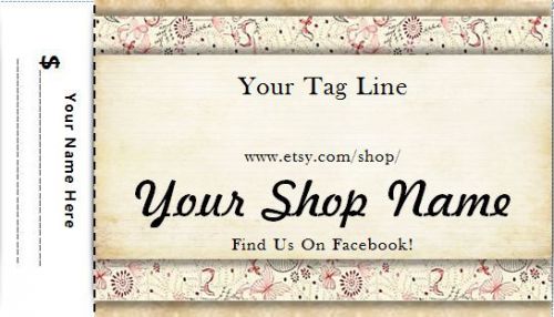 Medium size 1.5x2.5 inch printed custom craft vintage style hang price tags #010 for sale
