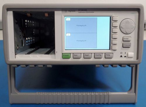 HP Agilent 8163B Lightwave Multimeter Mainframe