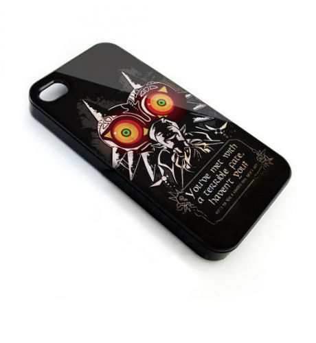 The Legend of Zelda Majora s Mask iPhone 4/4s 5/5s 5c6 6plus Black Cover Case K9