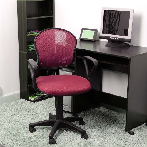 Office/Computer Chair FurnitureR Wood &amp; Fabric-RED/PINK/BLACK/PURPLE/ORANGE
