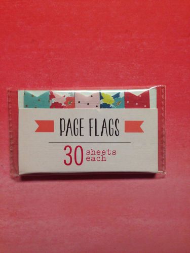 Target Floral Page Flags