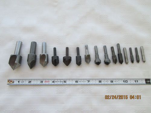 Precision countersink tools lot of 15 for sale