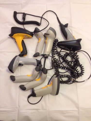 Lot of 8 Mixed Barcode Scanners ( Symbol , Hand Held Products) Unable To Test