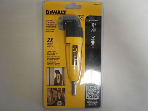 New dewalt dwara50 right angle attachment adapter 1/4 inch hex drive shaft for sale