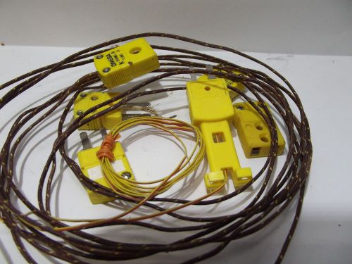 Lot of Type K Jacks, Connectors and Wire for Thermocouples many Omega