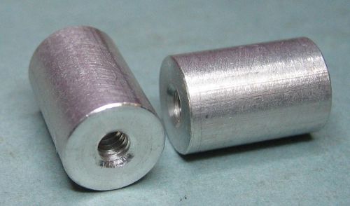 20 - pieces aluminum spacer standoff 9/16&#034;-long 3/8&#034;-o.d. 6-32 threads for sale