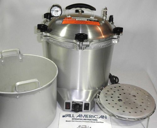 Used american 25x, 25 quart electric medical sterilizer autoclave for sale