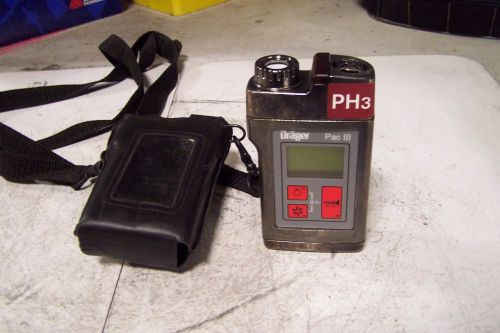 DRAGER PAC III 4530276 PERMISSIBLE GAS MONITOR DETECTOR 9 VOLT BATTERY PACK