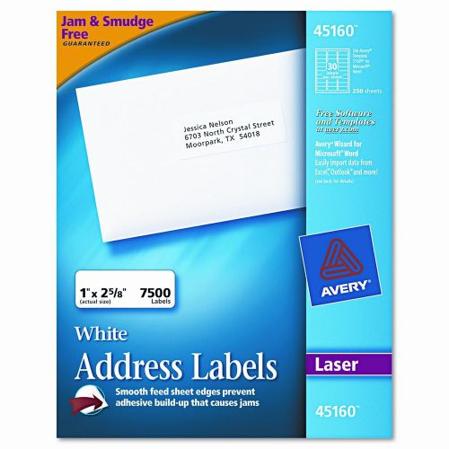 Avery Consumer Products Address Labels, 7500/Box