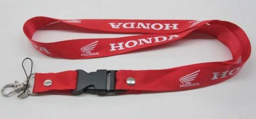 Honda Motorcycle Red Lanyard / Neck strap for ID Holder / Pouch / Phone / Key