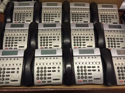 NEC DTH-16D-2 DTH-8D-2 DTH-16D-1 Lot of 23 Black Digital Display Phones Used