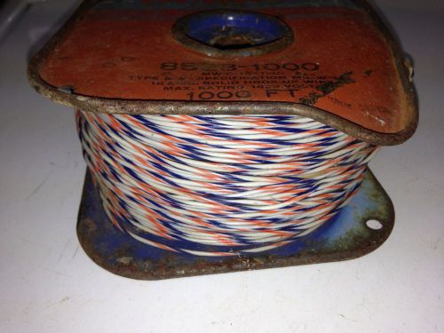 Belden 8528 copper wire, solid single conductor  18awg  18 awg 900 + feet for sale
