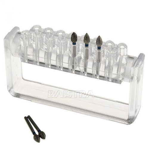 Dental Clear Sterilizable Plastic Bur Holder Bur Dispenser 16 slots BF01