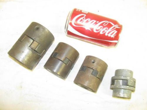 4 good used 3/4&#034; &amp; 5/8&#034; lovejoy shaft couplings for sale
