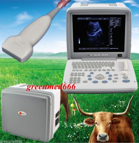 2015 vet veterinary ultrasound scanner digital machine + 7.5mhz linear probe 3d for sale