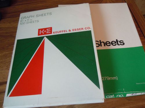 Lot of K&amp;E Graph Sheets #461320 and #461080