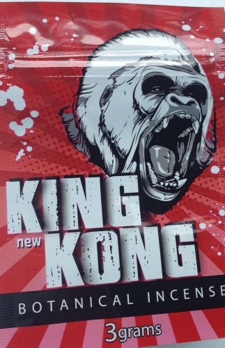 100 kingkong 3g empty** mylar ziplock bags (good for crafts incense jewelry) for sale