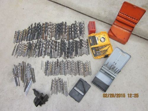 Lot USA Made Shank Drill Bits118 Deg mixed tools 1/8 thru  1/2  STORAGE CASE carbide