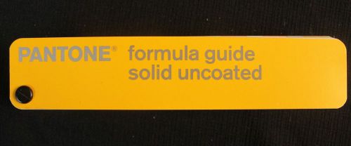 PANTONE Formula Guide SOLID UNCOATED Second Edition 2004