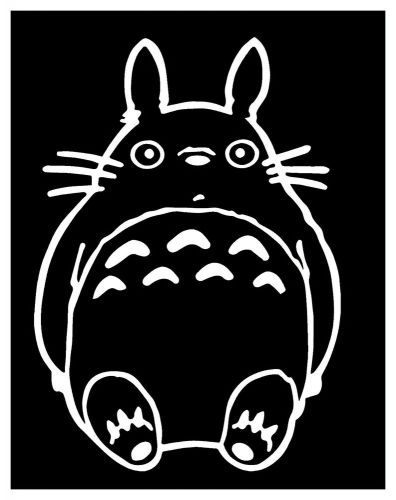 Ghibli Totoro JDM Funny Vinyl Decal Car window Sticker truck laptop 12 inch