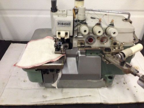 Pegasus 516e32  heavy duty  safety stitch  w/ shirring industrial sewing machine for sale