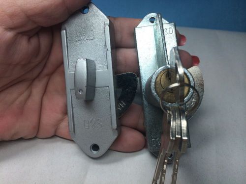 S &amp; D Door Thumb turn Handle Set of 2 with keys-  Locksmith