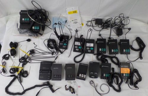 Plantronics M10,M12 Vista,GN Electronics Phone Headset,Amplifier,Wire, Lot of 67