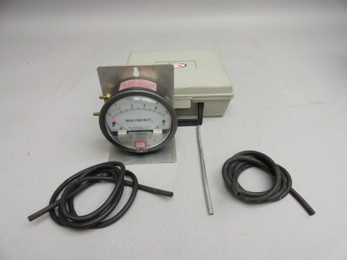 Dwyer 2005C magnehelic 0-5.0&#034; w.c. differential pressure gauge portable kit #2