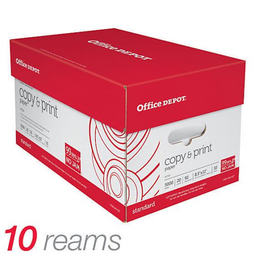 3 Cases of Office Depot Brand Copy &amp; Print Paper, Free Shipping