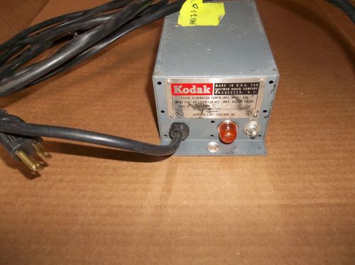 Kodak Static Eliminator Power Unit Model A2K Input 110 volt Output 5000 volt