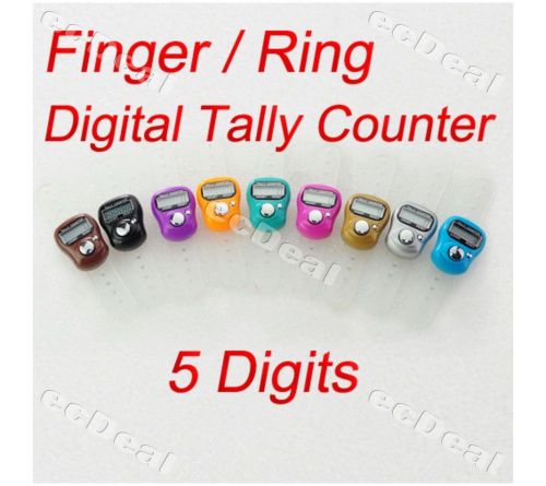 10 pc of 5-digit finger ring tally counter for sale