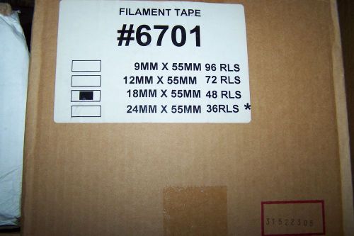 Filament Tape 3/4&#034; x 60 Yards, 48 Rolls